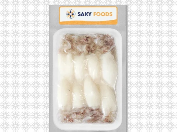 Mực Ống Nhồi T&T (Cleaned Squid T&T) | Saky Foods