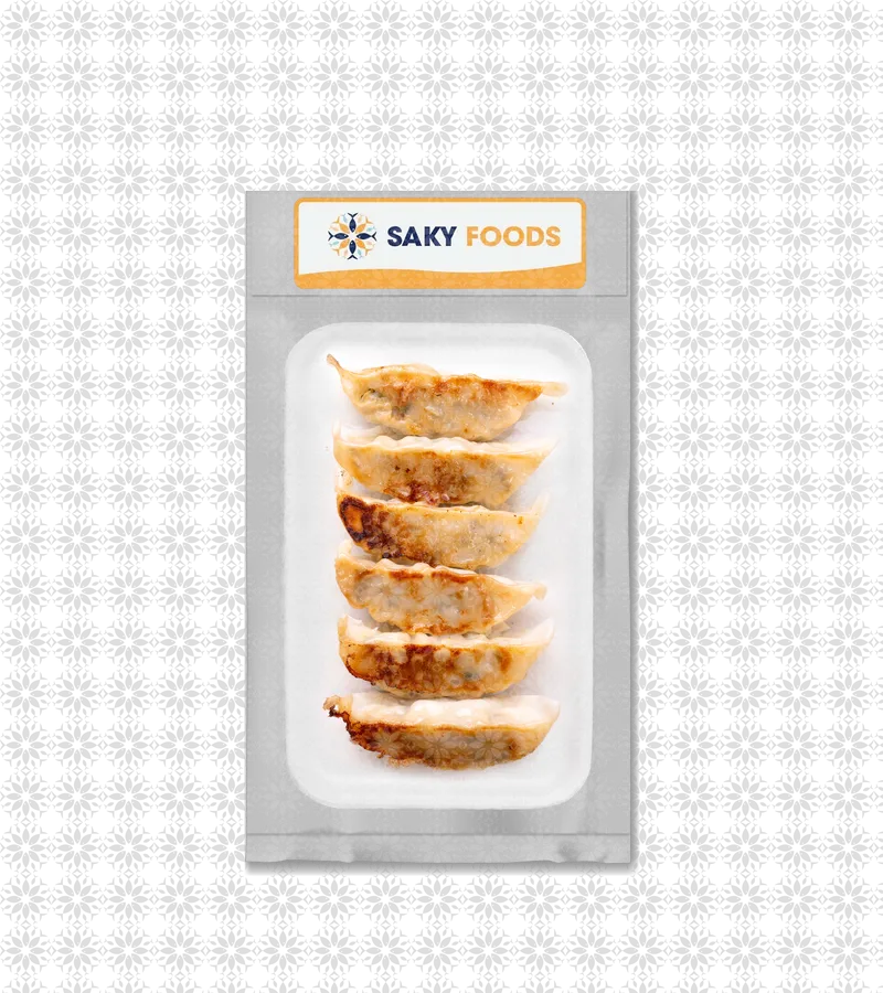 Bánh xếp tôm & bắp cải (Shrimp & Cabbage Gyoza) | Saky Foods 3 Bánh xếp tôm & bắp cải (Shrimp & Cabbage Gyoza)