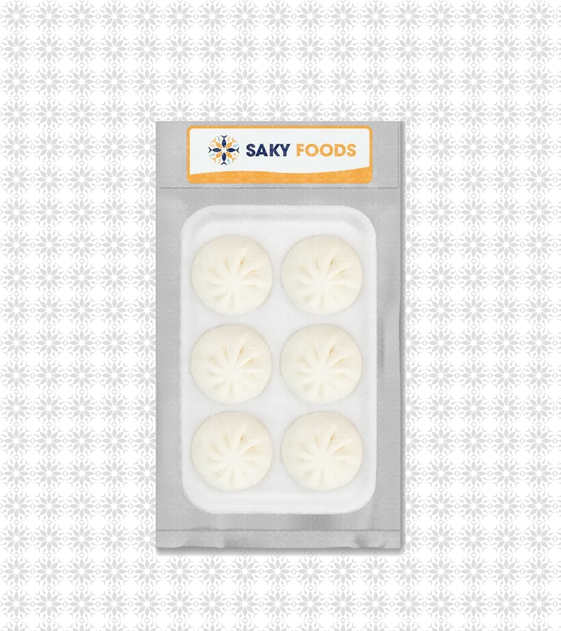 Bánh bao tôm & hẹ (Shrimp & Chives Bun) | Saky Foods 3 Bánh bao tôm & hẹ (Shrimp & Chives Bun)