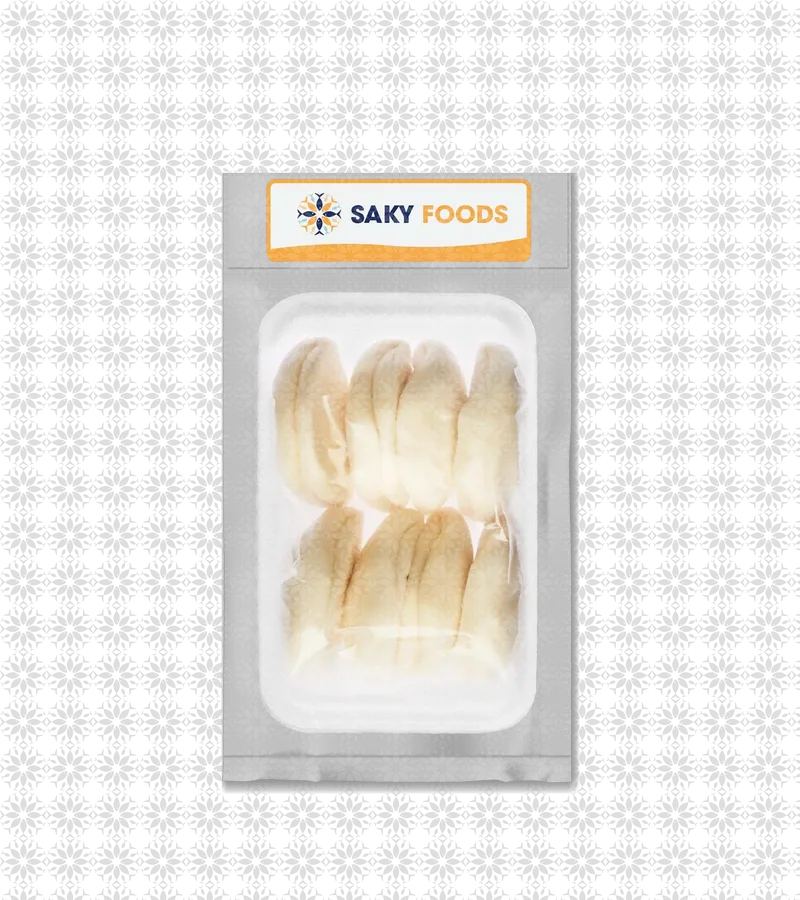 Bánh bao kẹp trắng/than tre (White/Charcoal Sandwich Bun) | Saky Foods 2 Bánh bao kẹp trắng/than tre (White/Charcoal Sandwich Bun)